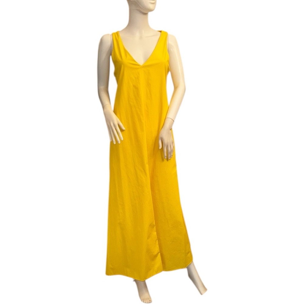 Every Yellow Sleeveless Cotton Maxi Dress Size Small New